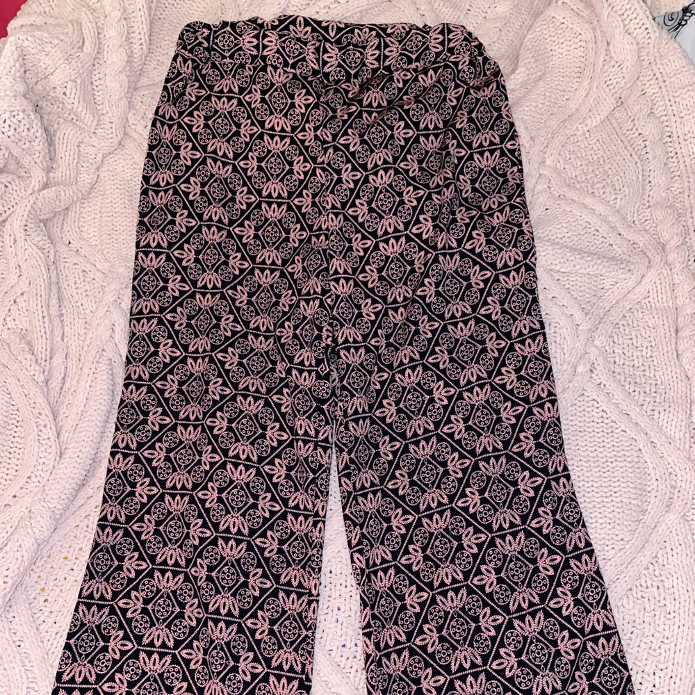 SILK BOOTCUT PANTS